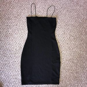 TWO Crepe Square Neck Dresses (XS)